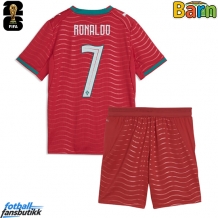 Portugal Cristiano Ronaldo #7 Hjemmedraktsett Barn VM 2026 Kortermet (+ Korte bukser)